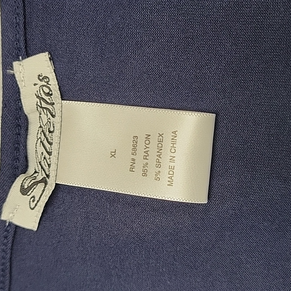 NWT Stilletto's Navy Blue Maxi Dress With Pockets, XL - Picture 4 of 9